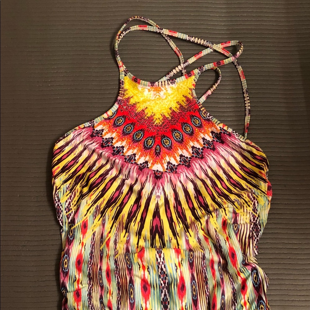 Tribal one piece swimsuit